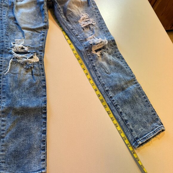 AEO Jeans Mens Size 28x30 Skinny Next Level AirFlex Distressed - Picture 8 of 13